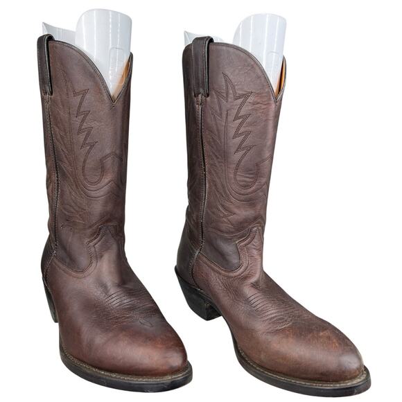 Durango Men’s Brown Leather Western Cowboy Boots Size US 11 EE - Picture 5 of 10